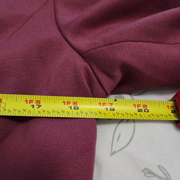 41 Hawthorne Stella Nothced Collar Ponte Blazer Pink Office Work Wear Stitch Fix - Picture 4 of 9